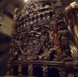 Decoration on the back of the ship Vasa (without the color)