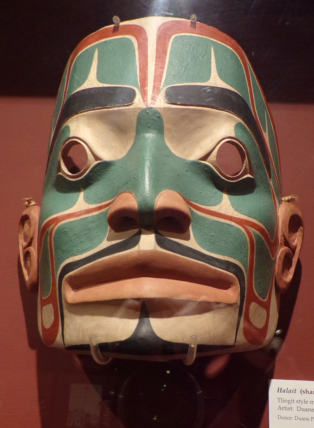 Halait (shaman) - Tlingit style mask, 1979; artist: Duane Pasco