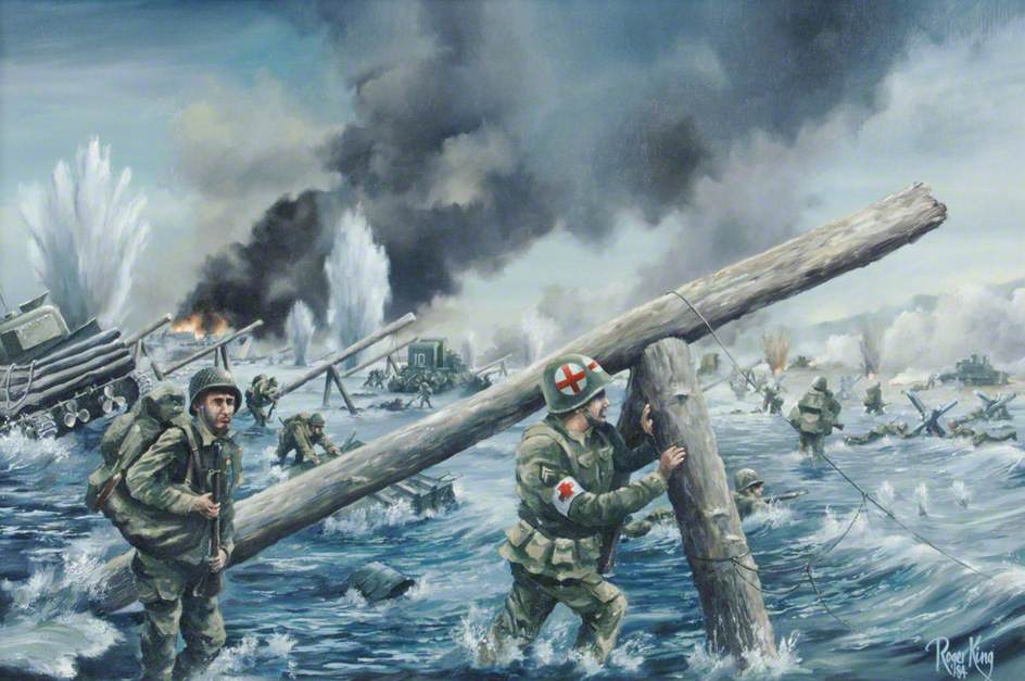 D-day painting